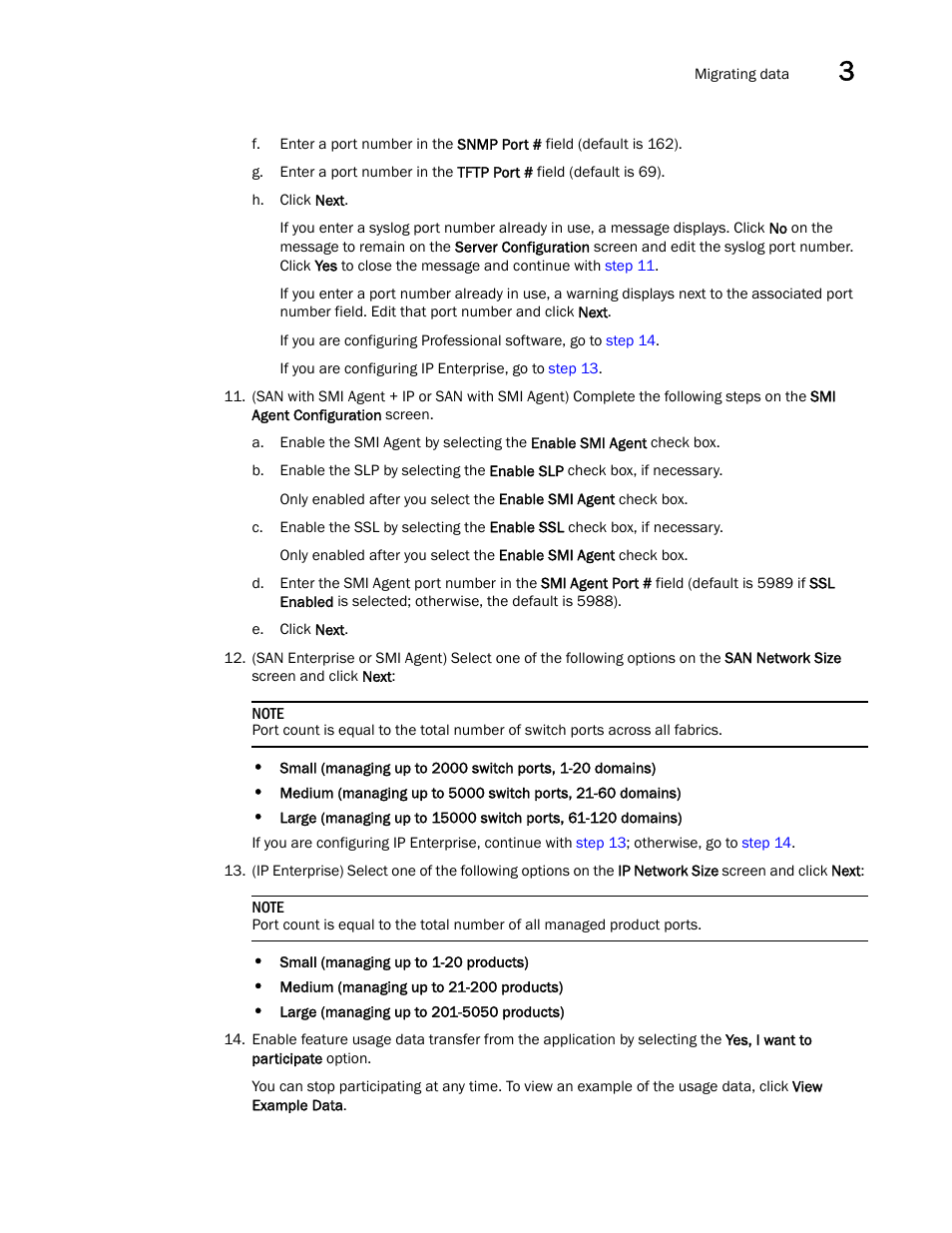 Brocade Network Advisor Installation and Migration Guide (Supporting Network Advisor 12.3.0) User Manual | Page 73 / 97