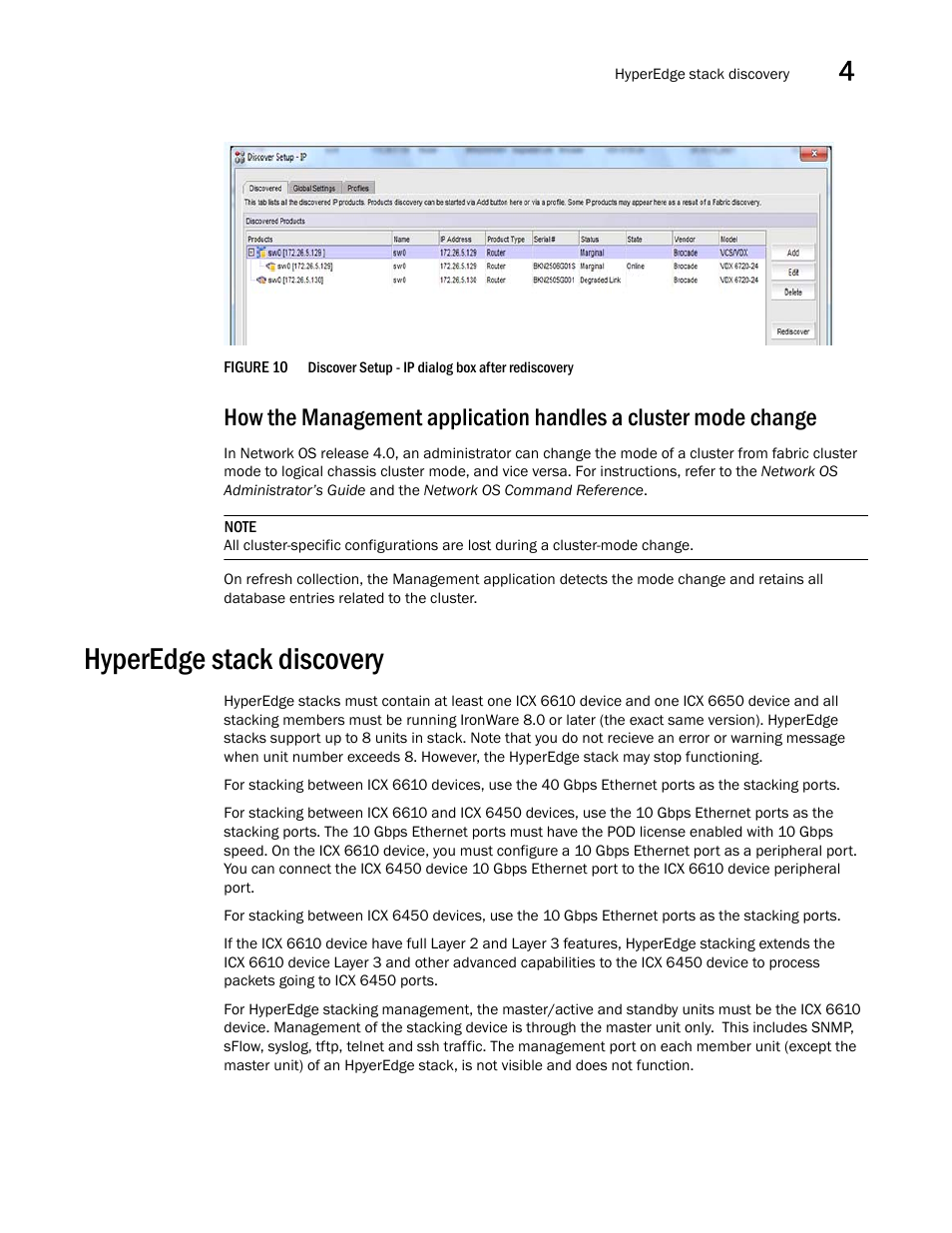 Hyperedge stack discovery, Figure 10 | Brocade Network Advisor IP User Manual v12.1.0 User Manual | Page 107 / 1770