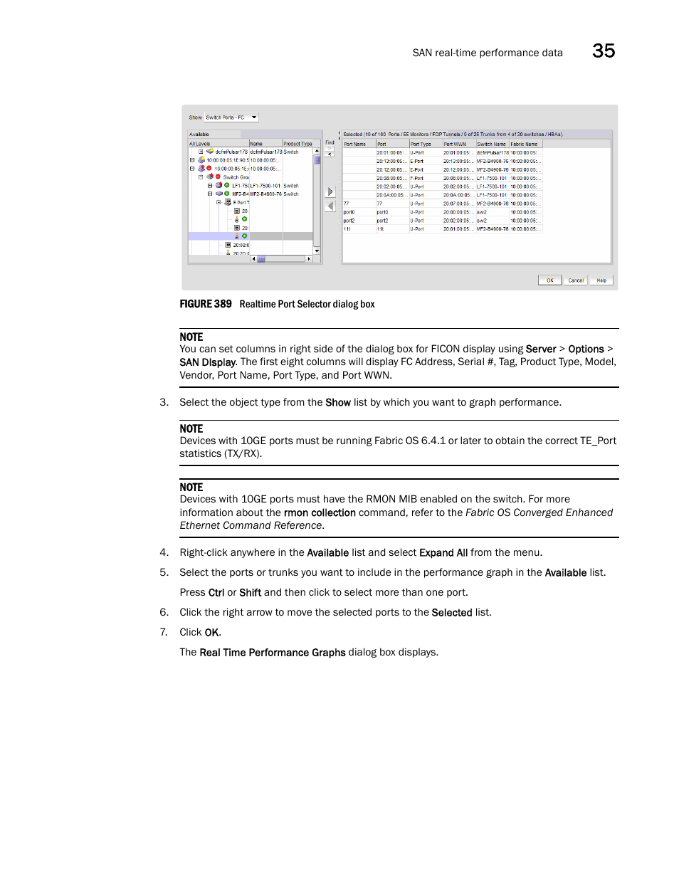 Figure 389, Step 3 | Brocade Network Advisor IP User Manual v12.1.0 User Manual | Page 1071 / 1770