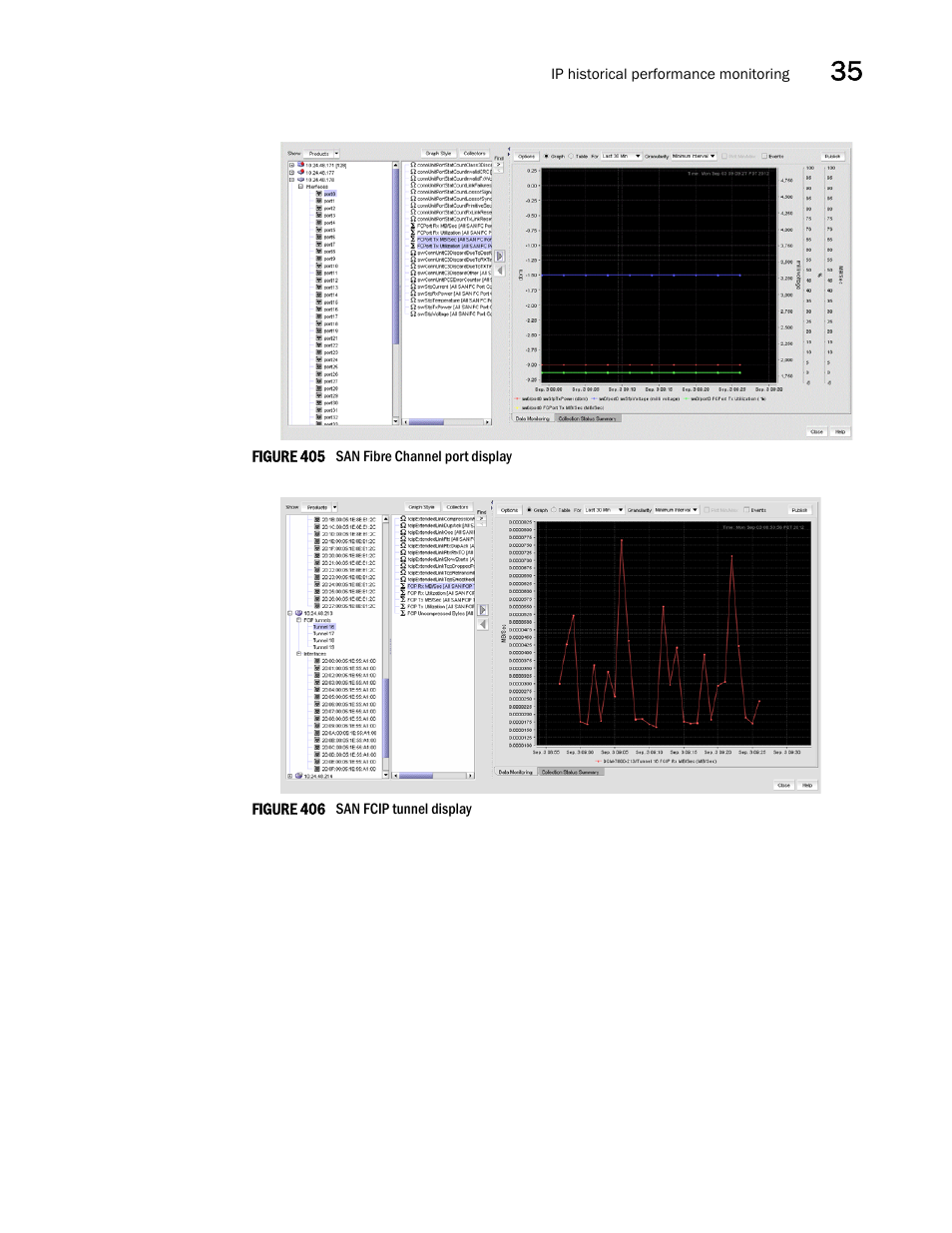 Figure 405, Figure 406 | Brocade Network Advisor IP User Manual v12.1.0 User Manual | Page 1101 / 1770