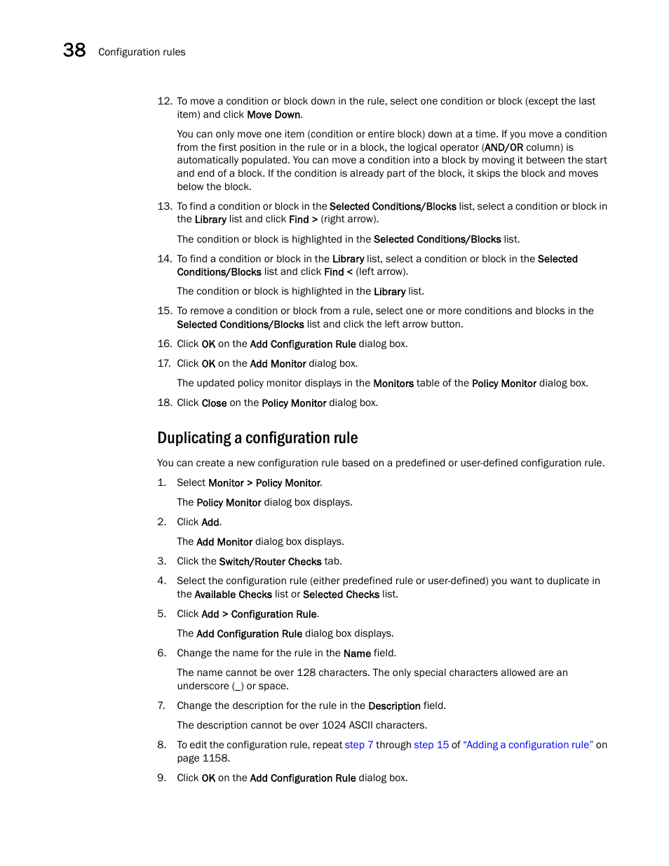 Duplicating a configuration rule | Brocade Network Advisor IP User Manual v12.1.0 User Manual | Page 1214 / 1770