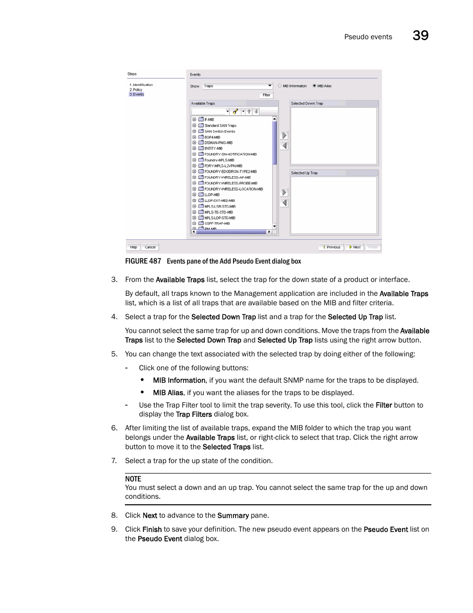 N in, Figure 487, Displa | Brocade Network Advisor IP User Manual v12.1.0 User Manual | Page 1277 / 1770