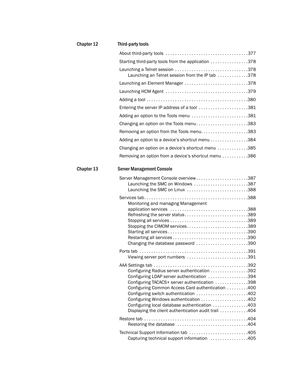 Brocade Network Advisor IP User Manual v12.1.0 User Manual | Page 13 / 1770