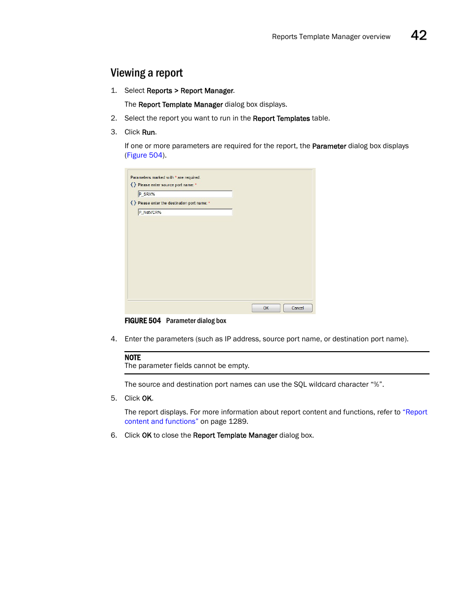 Viewing a report | Brocade Network Advisor IP User Manual v12.1.0 User Manual | Page 1341 / 1770