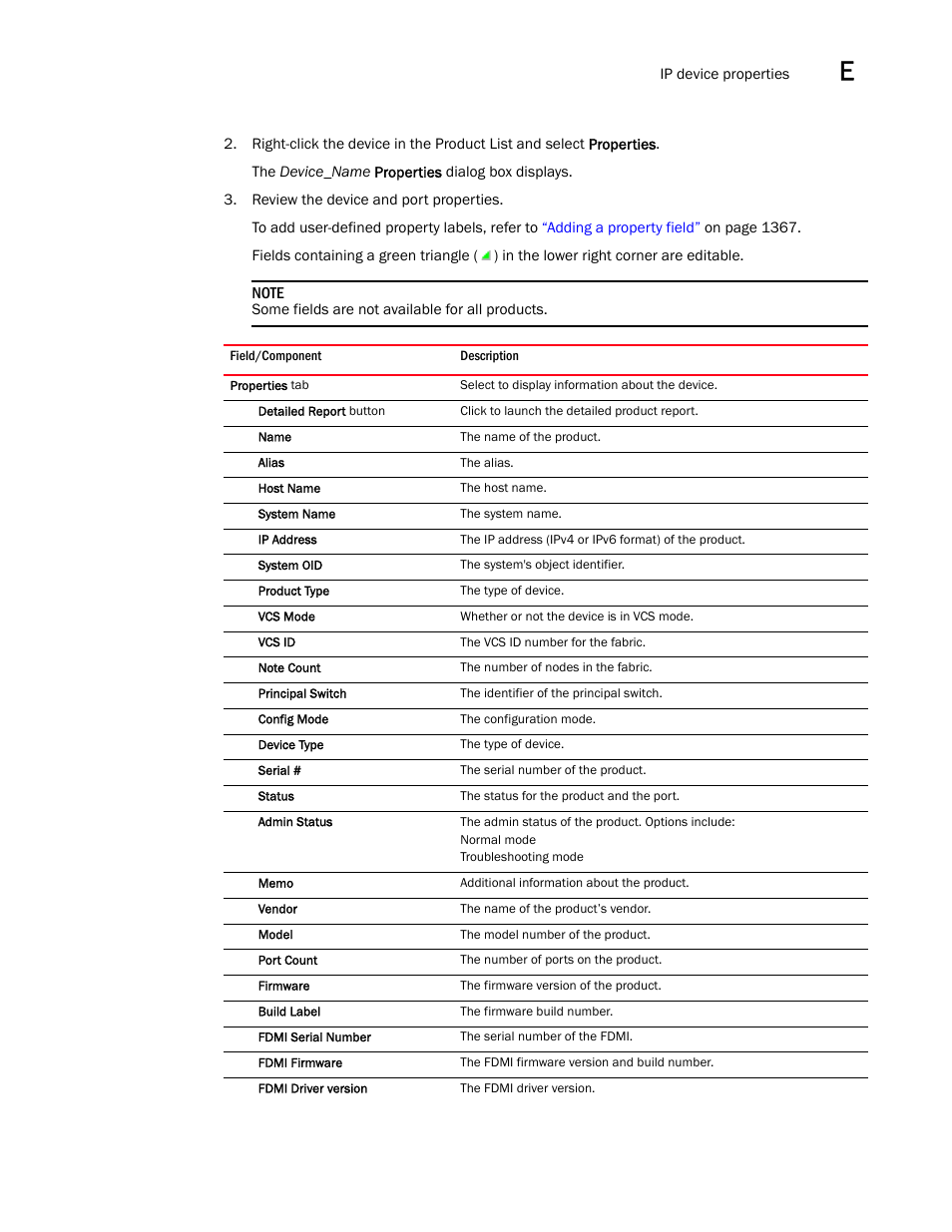 Brocade Network Advisor IP User Manual v12.1.0 User Manual | Page 1407 / 1770