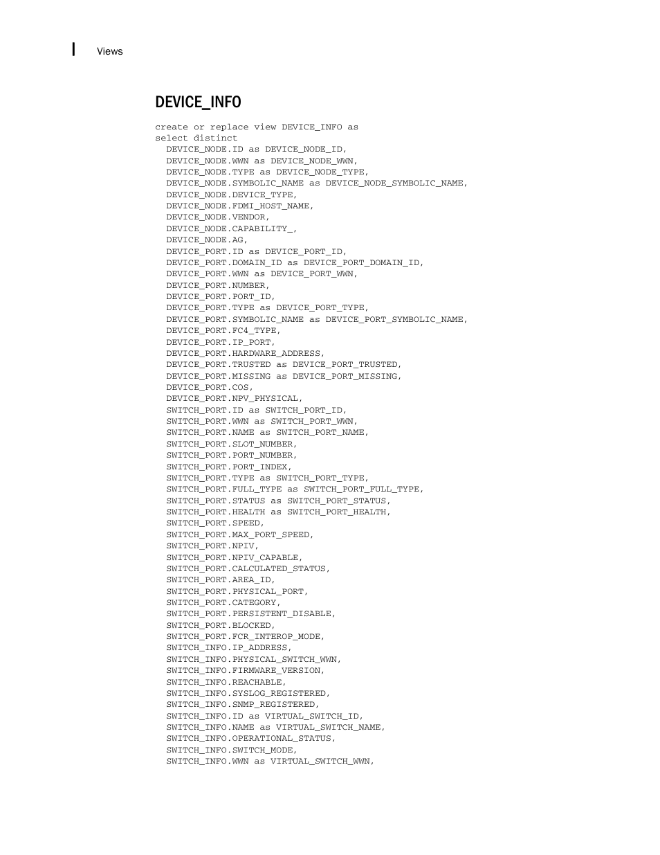 Device_info | Brocade Network Advisor IP User Manual v12.1.0 User Manual | Page 1682 / 1770