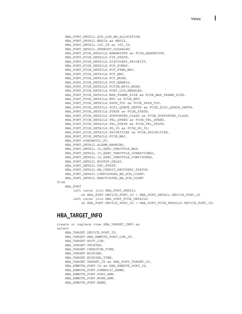 Hba_target_info | Brocade Network Advisor IP User Manual v12.1.0 User Manual | Page 1697 / 1770