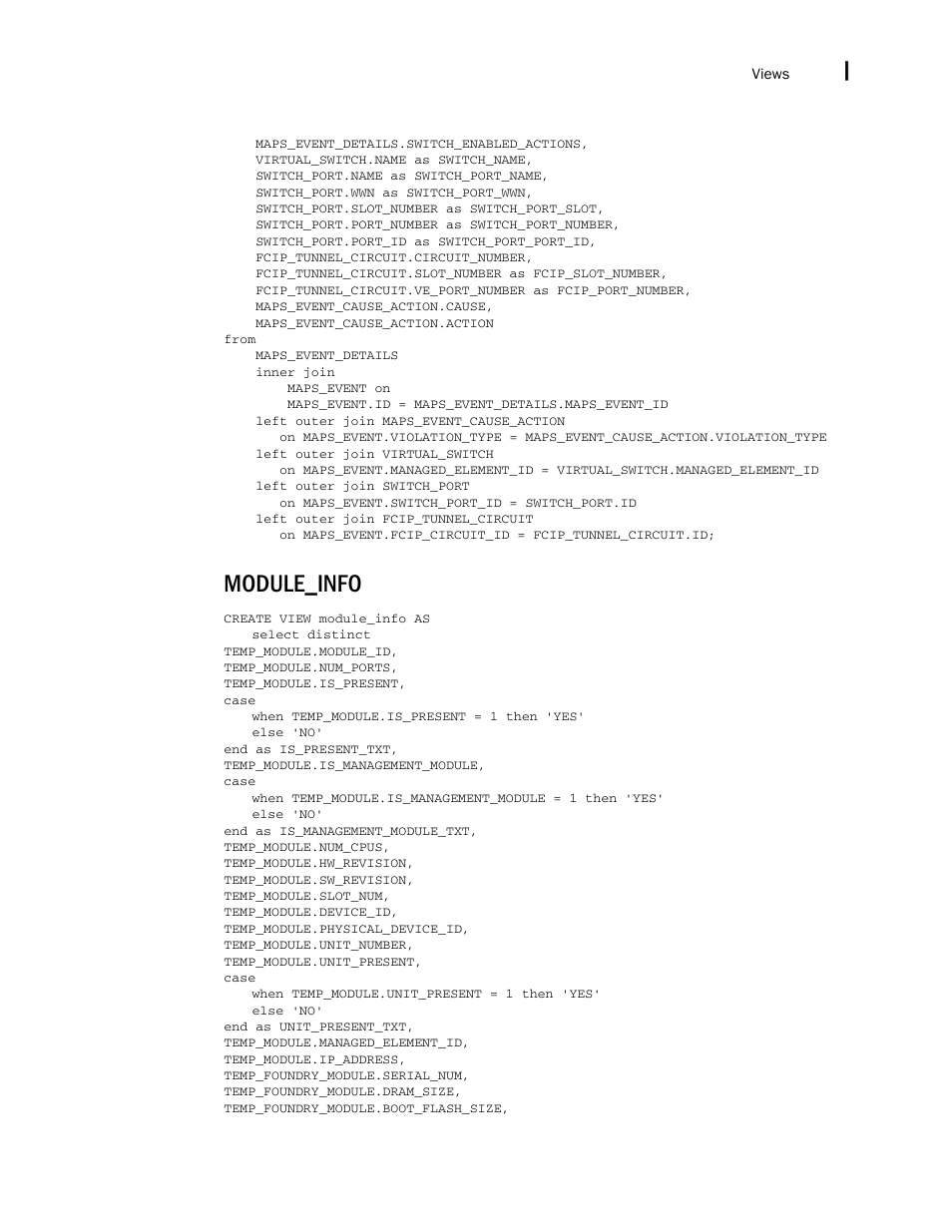 Module_info | Brocade Network Advisor IP User Manual v12.1.0 User Manual | Page 1705 / 1770