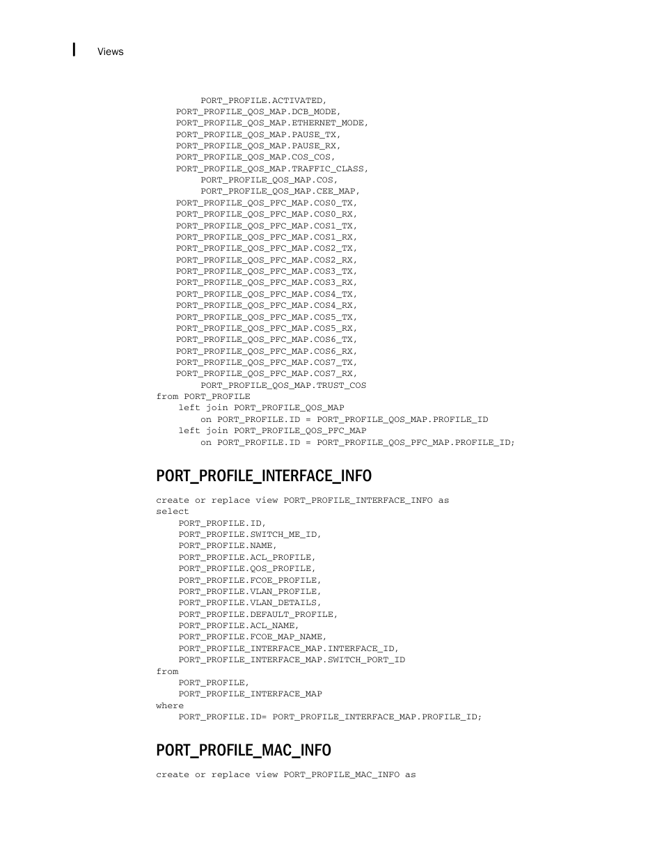 Port_profile_interface_info, Port_profile_mac_info | Brocade Network Advisor IP User Manual v12.1.0 User Manual | Page 1712 / 1770