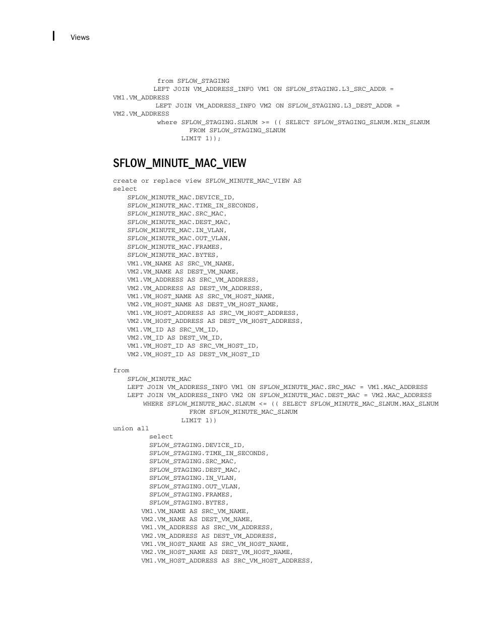 Sflow_minute_mac_view | Brocade Network Advisor IP User Manual v12.1.0 User Manual | Page 1716 / 1770