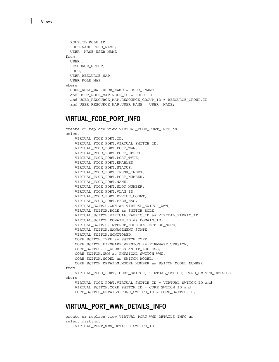 Virtual_fcoe_port_info, Virtual_port_wwn_details_info | Brocade Network Advisor IP User Manual v12.1.0 User Manual | Page 1730 / 1770