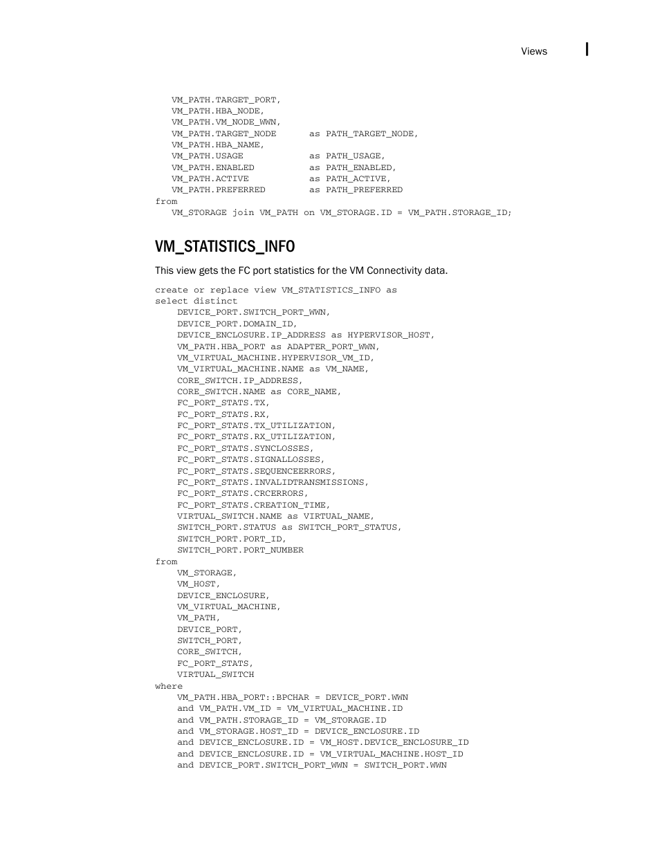 Vm_statistics_info | Brocade Network Advisor IP User Manual v12.1.0 User Manual | Page 1737 / 1770