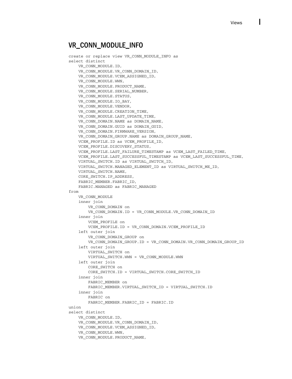 Vr_conn_module_info | Brocade Network Advisor IP User Manual v12.1.0 User Manual | Page 1739 / 1770