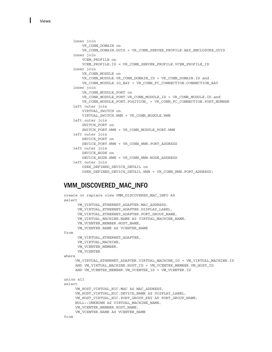 Vmm_discovered_mac_info | Brocade Network Advisor IP User Manual v12.1.0 User Manual | Page 1742 / 1770