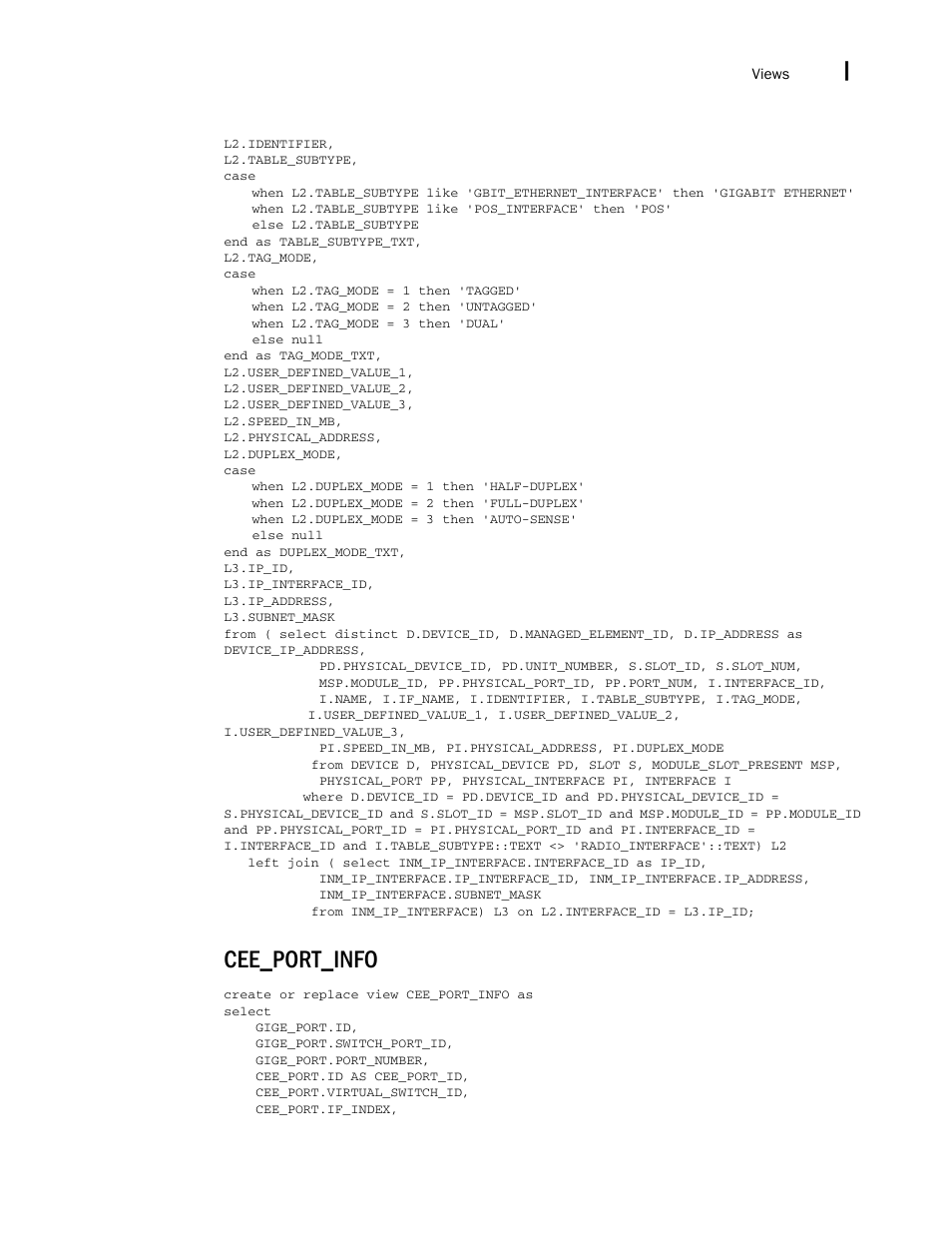 Cee_port_info | Brocade Network Advisor IP User Manual v12.1.0 User Manual | Page 1755 / 1770