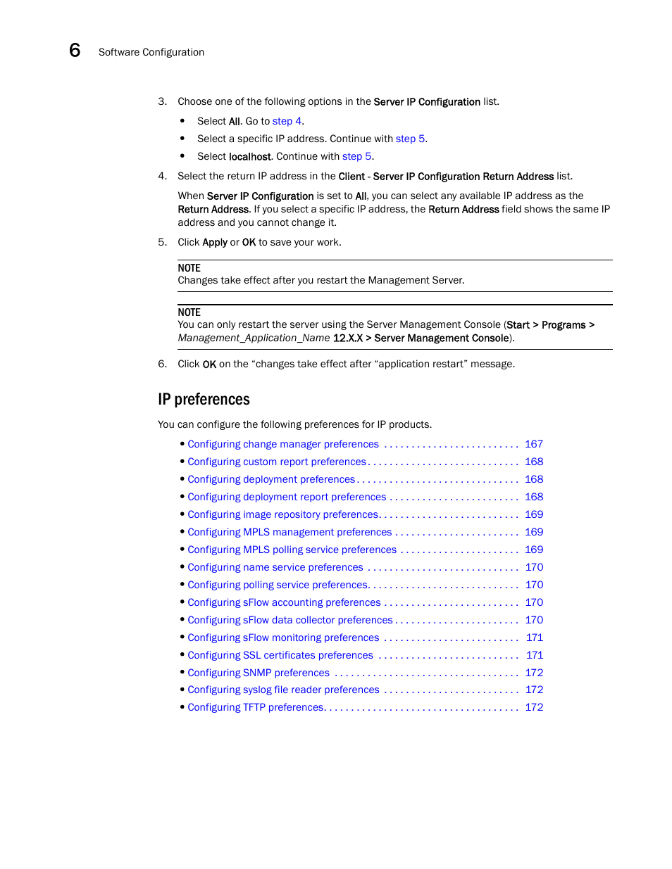 Ip preferences, Preferences | Brocade Network Advisor IP User Manual v12.1.0 User Manual | Page 220 / 1770