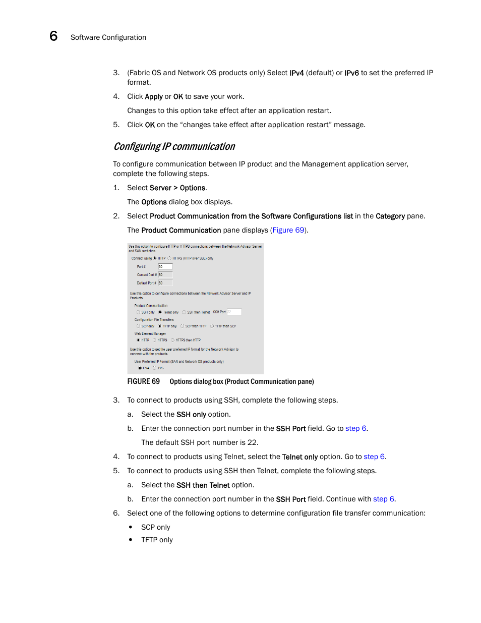Configuring ip communication | Brocade Network Advisor IP User Manual v12.1.0 User Manual | Page 232 / 1770