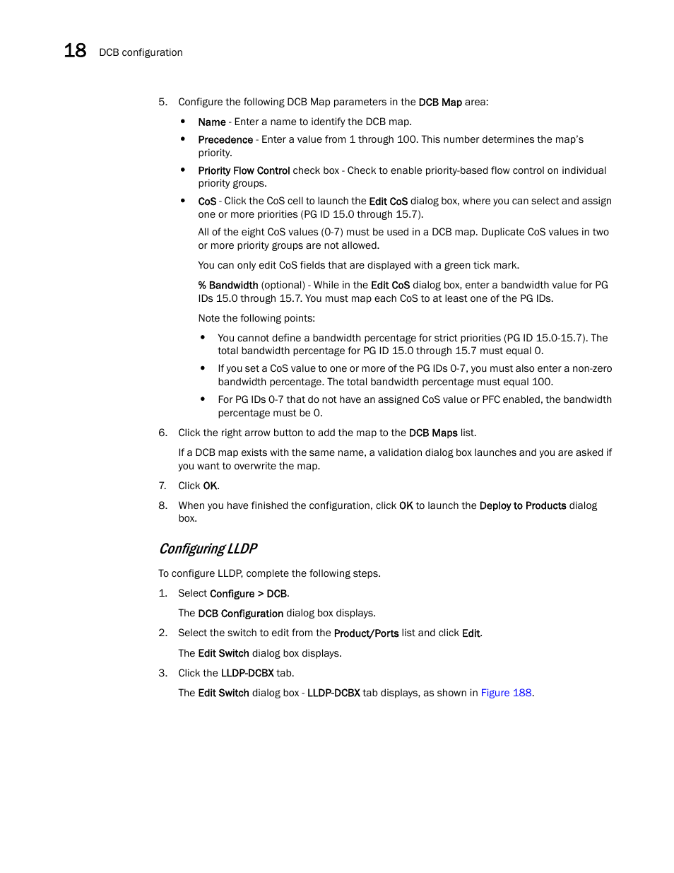Configuring lldp | Brocade Network Advisor IP User Manual v12.1.0 User Manual | Page 590 / 1770