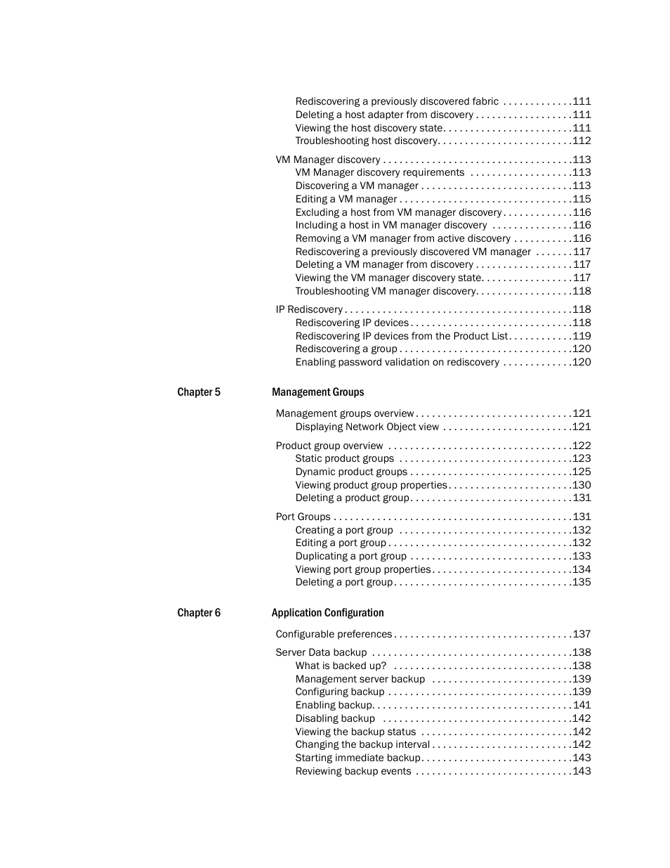 Brocade Network Advisor IP User Manual v12.1.0 User Manual | Page 6 / 1770