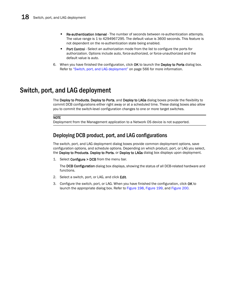 Switch, port, and lag deployment | Brocade Network Advisor IP User Manual v12.1.0 User Manual | Page 620 / 1770