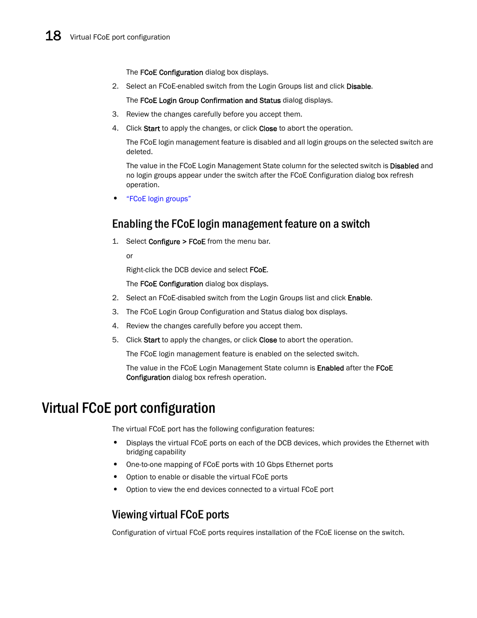 Virtual fcoe port configuration, Viewing virtual fcoe ports | Brocade Network Advisor IP User Manual v12.1.0 User Manual | Page 644 / 1770