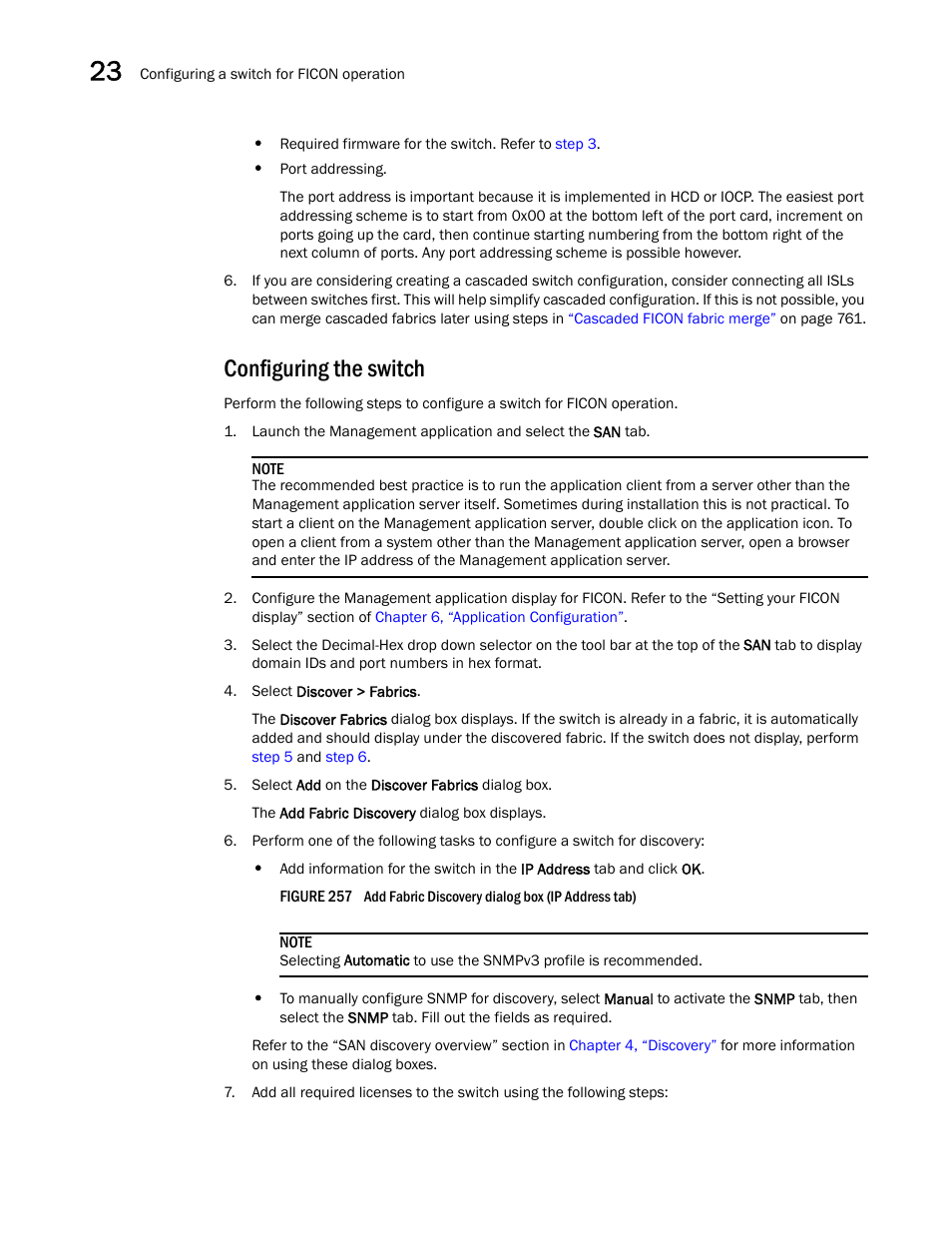 Configuring the switch | Brocade Network Advisor IP User Manual v12.1.0 User Manual | Page 800 / 1770