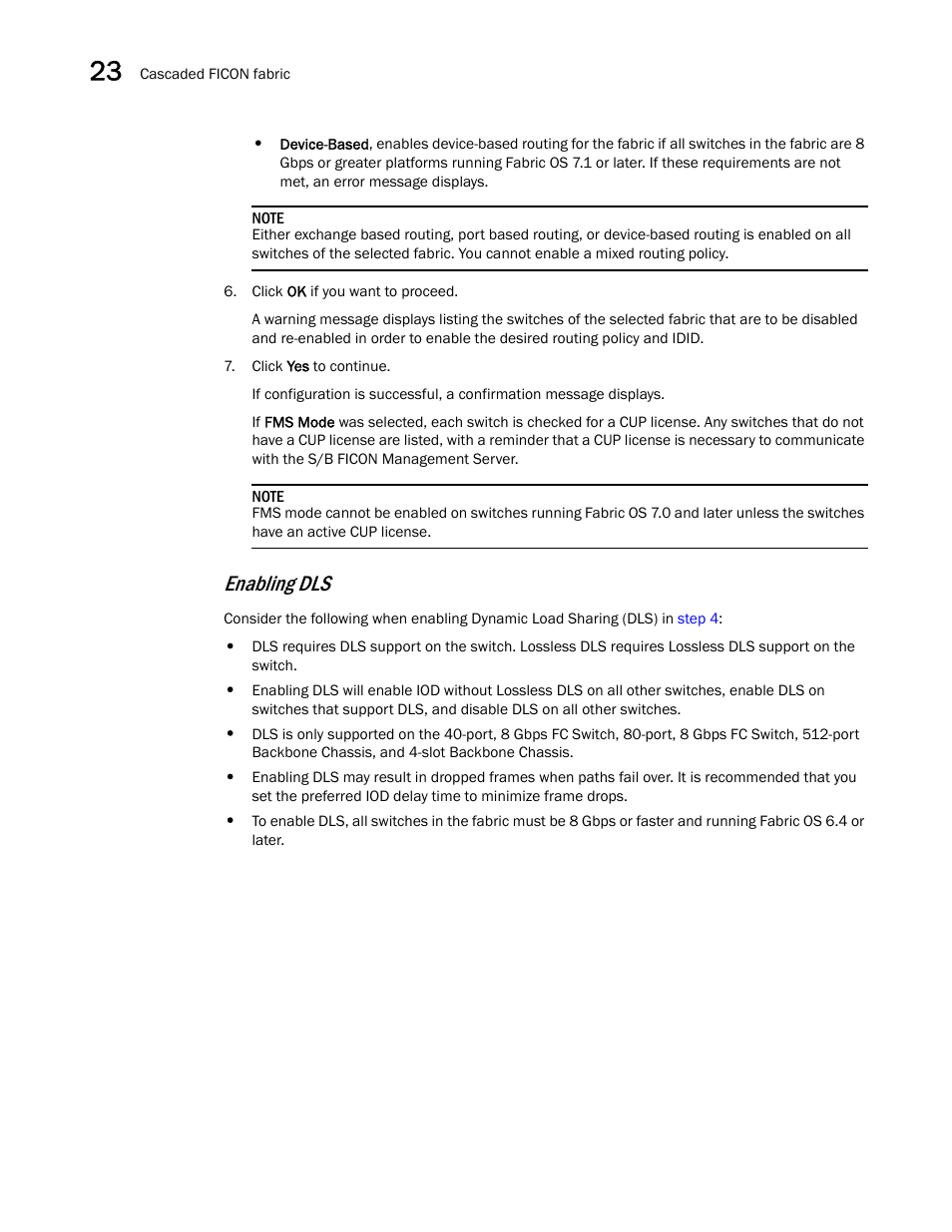 Enabling dls | Brocade Network Advisor IP User Manual v12.1.0 User Manual | Page 814 / 1770