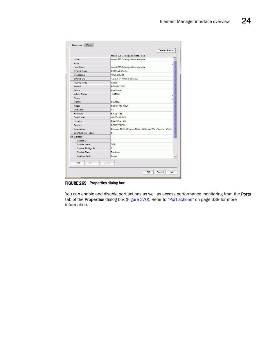 Figure 269 | Brocade Network Advisor IP User Manual v12.1.0 User Manual | Page 829 / 1770