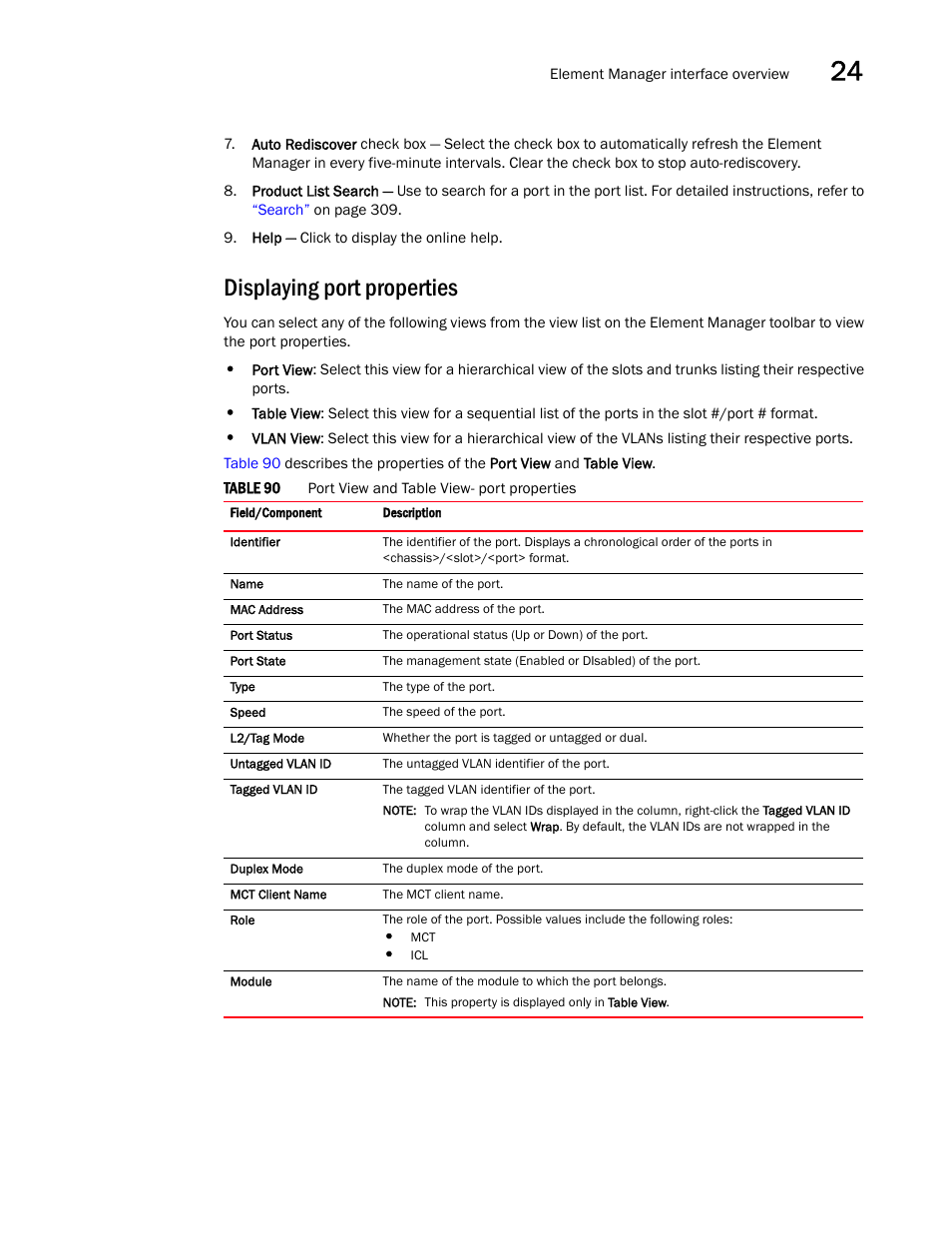 Displaying port properties | Brocade Network Advisor IP User Manual v12.1.0 User Manual | Page 831 / 1770