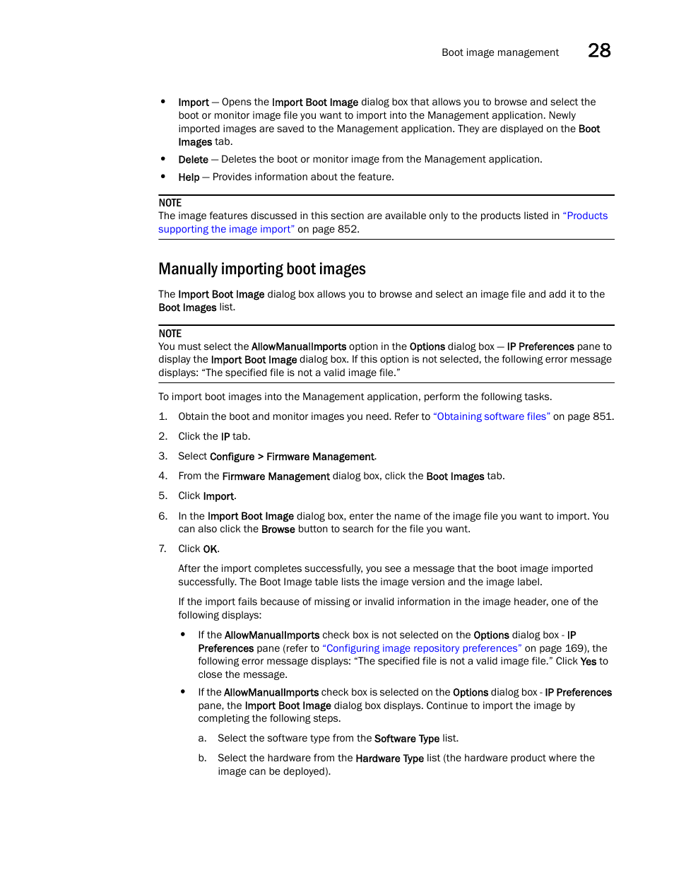 Manually importing boot images | Brocade Network Advisor IP User Manual v12.1.0 User Manual | Page 907 / 1770