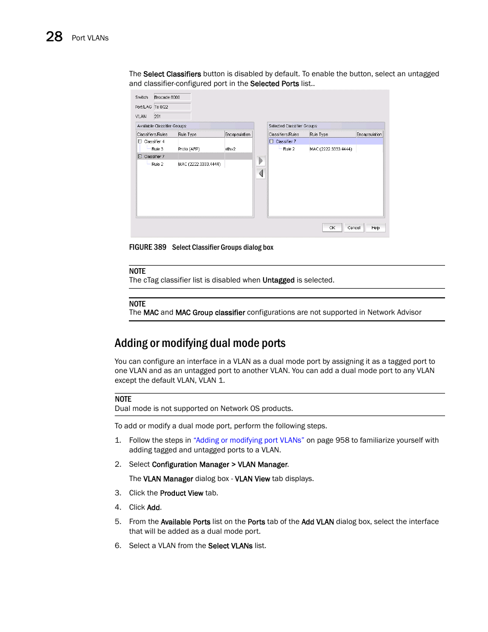 Adding or modifying dual mode ports | Brocade Network Advisor IP User Manual v12.3.0 User Manual | Page 1012 / 1928