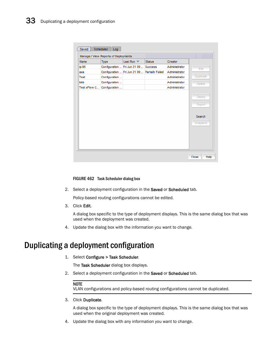 Duplicating a deployment configuration, Duplicating a deployment configuration 4, N in | Figure 462 | Brocade Network Advisor IP User Manual v12.3.0 User Manual | Page 1146 / 1928