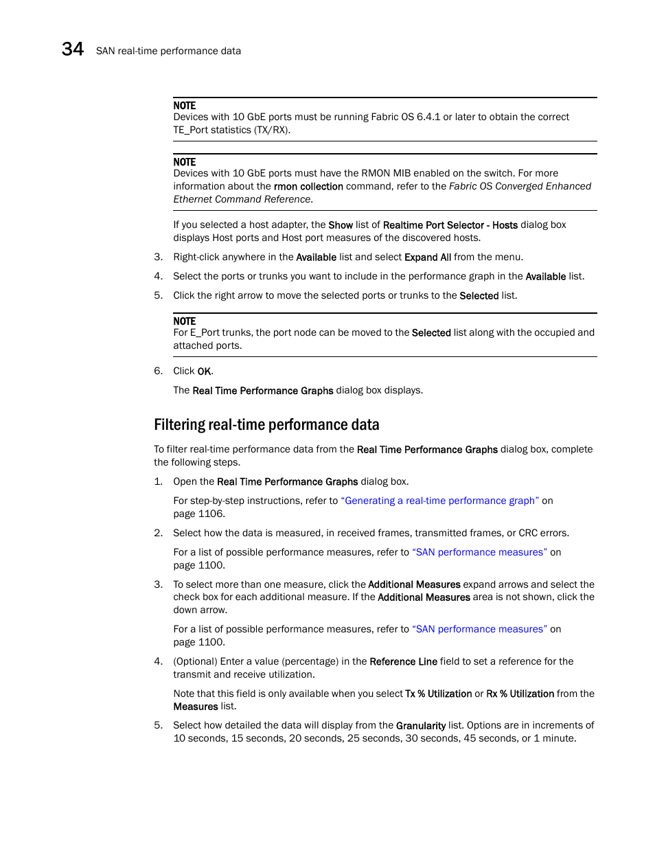 Filtering real-time performance data, Step 3 | Brocade Network Advisor IP User Manual v12.3.0 User Manual | Page 1160 / 1928