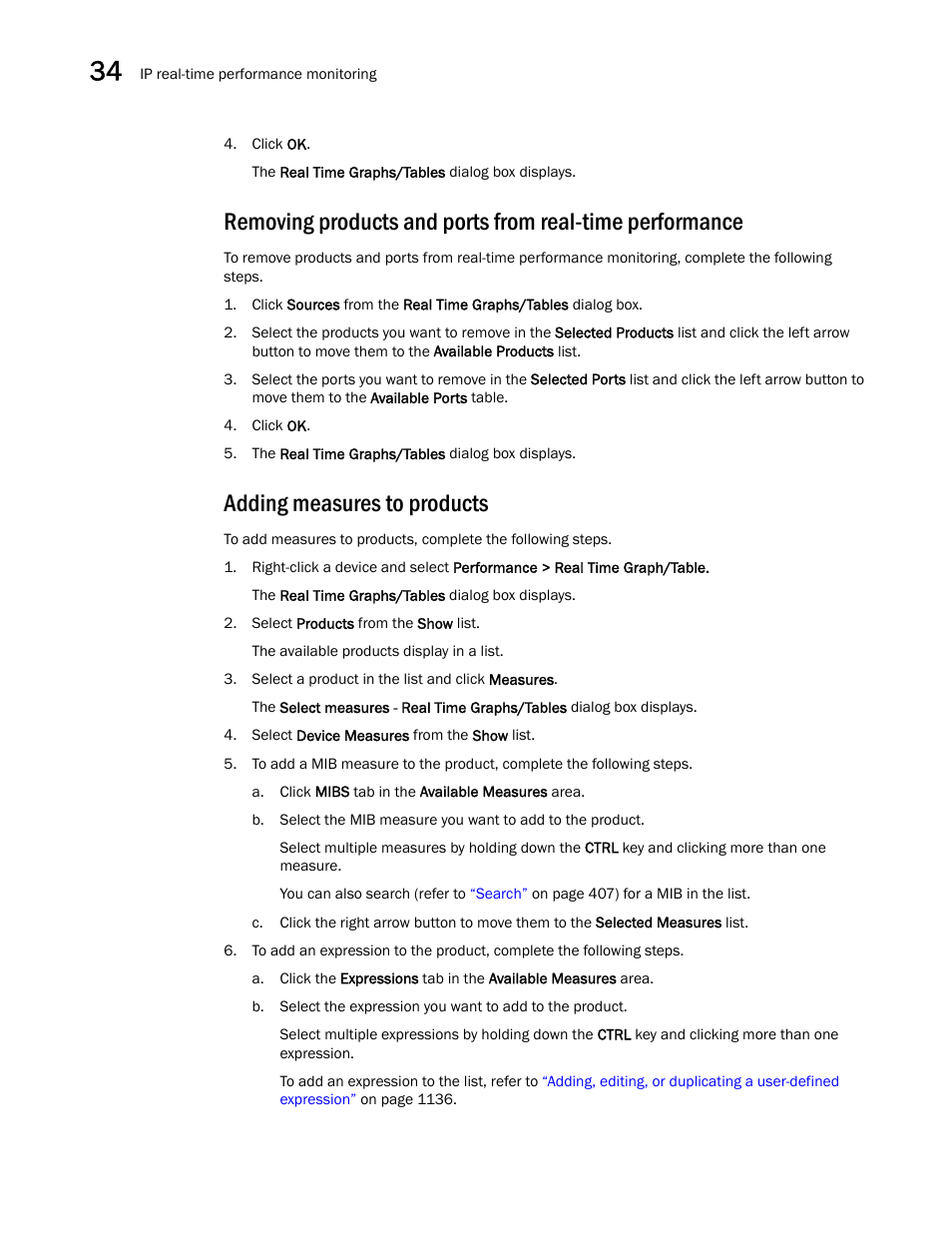 Adding measures to products | Brocade Network Advisor IP User Manual v12.3.0 User Manual | Page 1168 / 1928