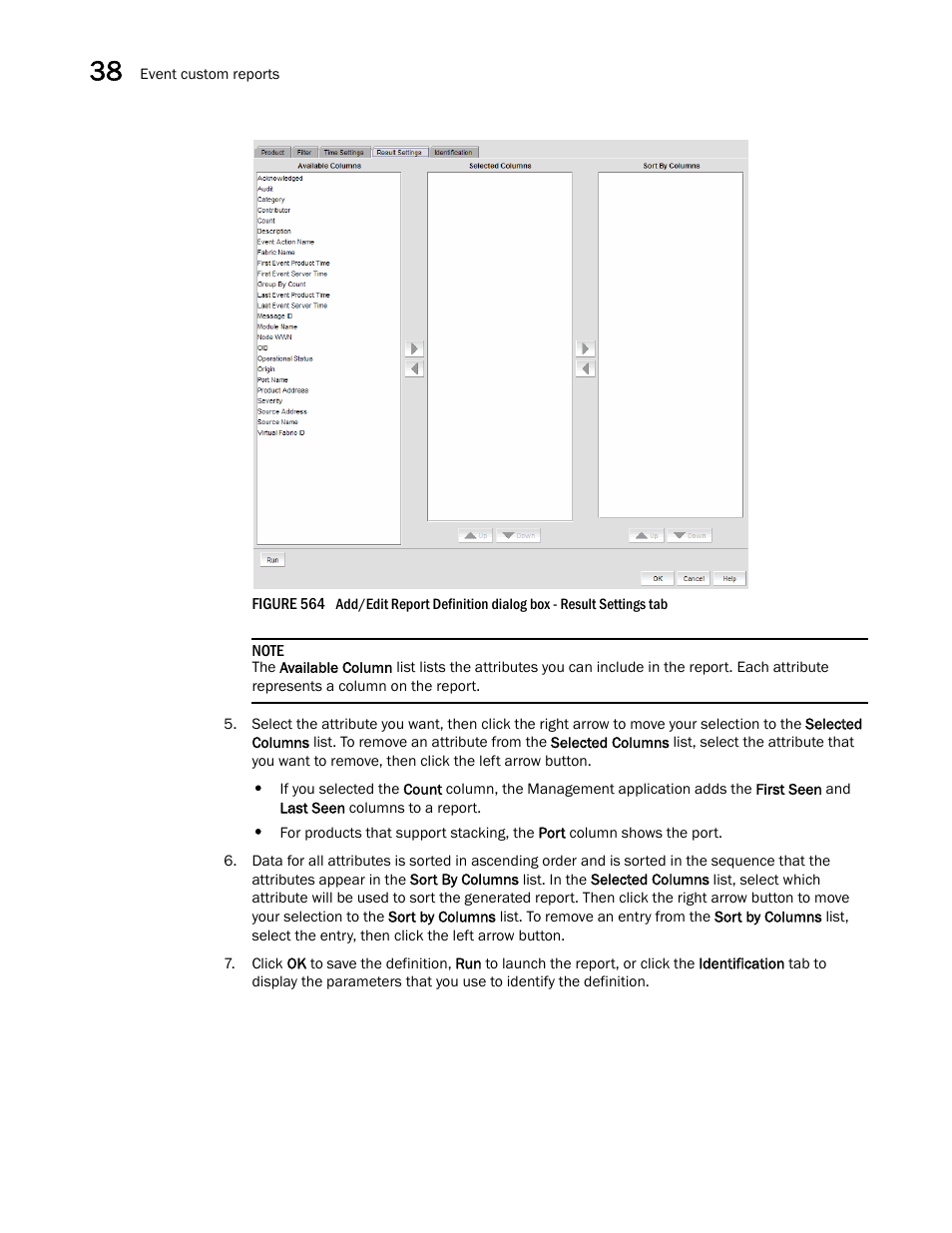 Figure 564, Displa | Brocade Network Advisor IP User Manual v12.3.0 User Manual | Page 1380 / 1928