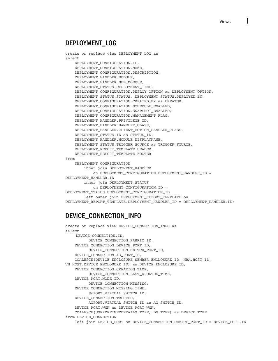 Deployment_log, Device_connection_info | Brocade Network Advisor IP User Manual v12.3.0 User Manual | Page 1811 / 1928