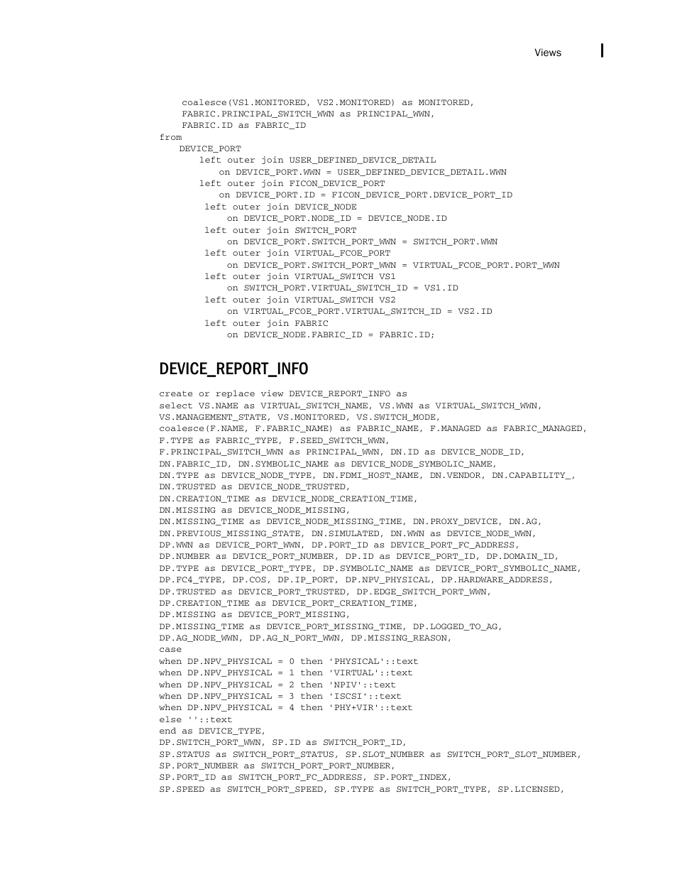 Device_report_info | Brocade Network Advisor IP User Manual v12.3.0 User Manual | Page 1823 / 1928