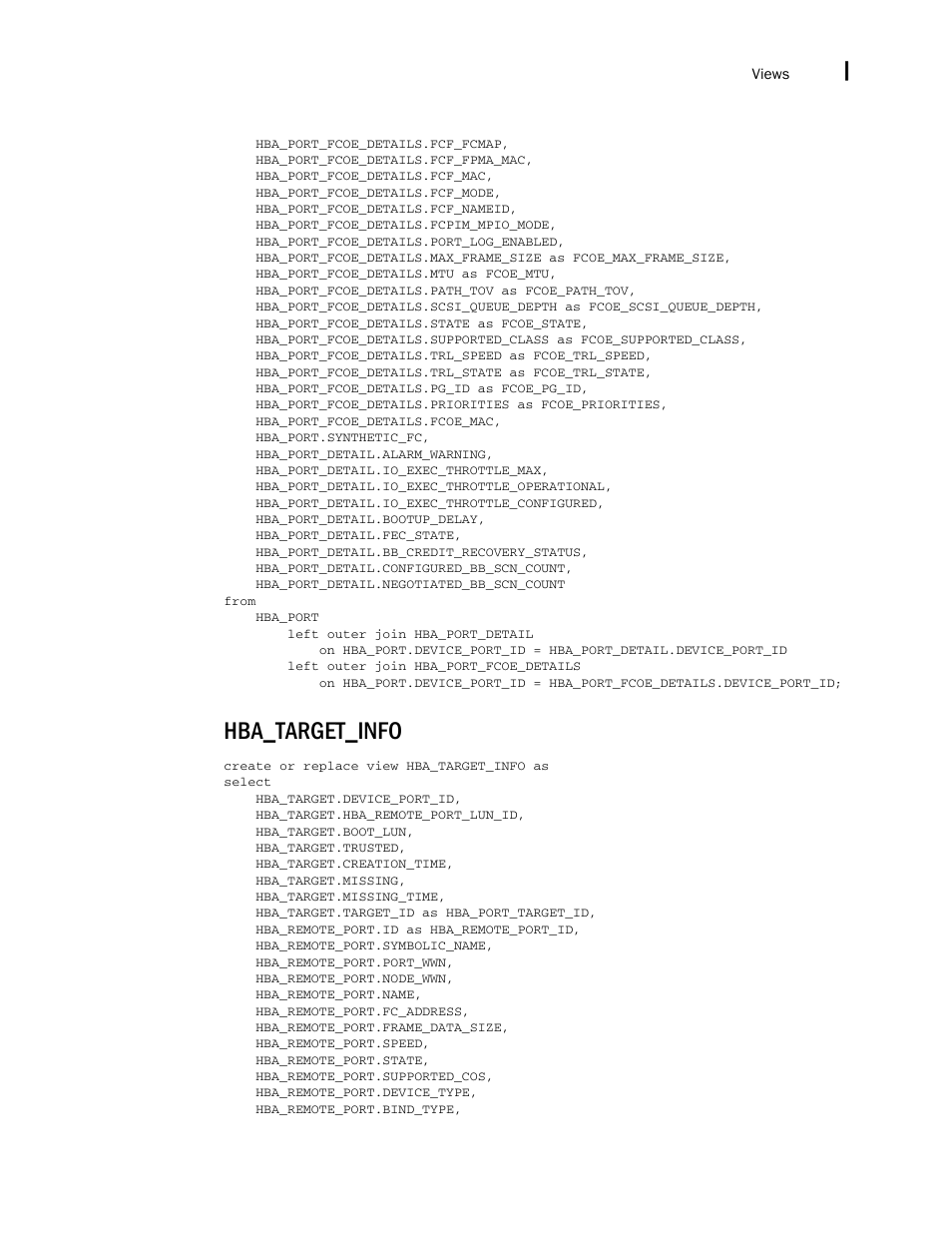 Hba_target_info | Brocade Network Advisor IP User Manual v12.3.0 User Manual | Page 1837 / 1928