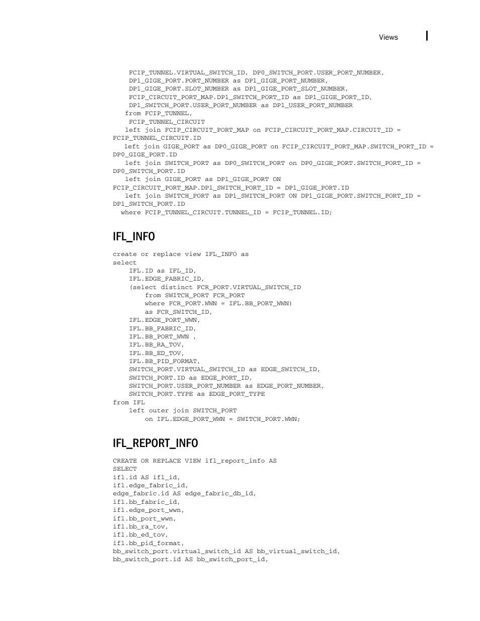 Ifl_info, Ifl_report_info | Brocade Network Advisor IP User Manual v12.3.0 User Manual | Page 1845 / 1928