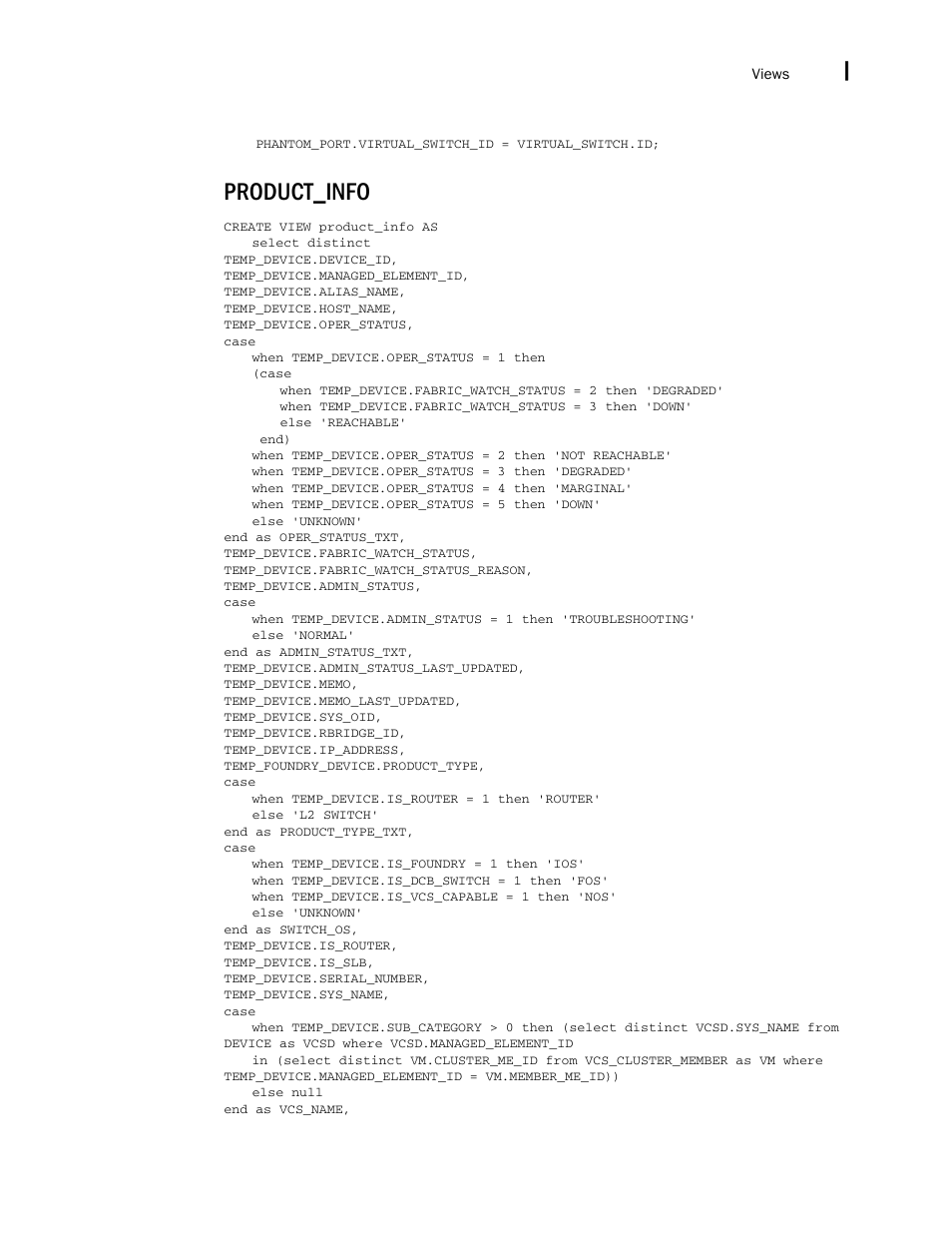 Product_info | Brocade Network Advisor IP User Manual v12.3.0 User Manual | Page 1861 / 1928