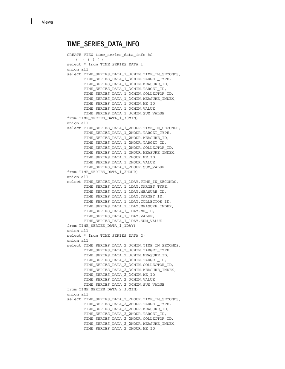 Time_series_data_info | Brocade Network Advisor IP User Manual v12.3.0 User Manual | Page 1882 / 1928