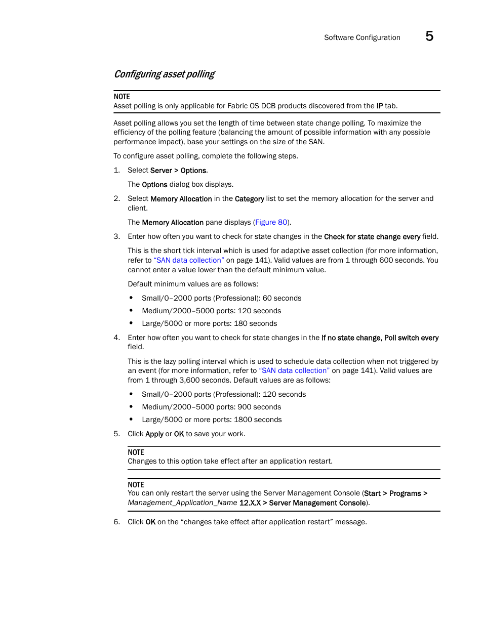 Configuring asset polling | Brocade Network Advisor IP User Manual v12.3.0 User Manual | Page 229 / 1928