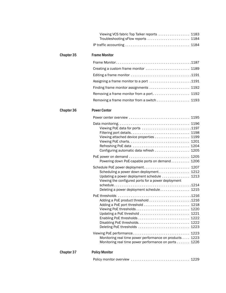 Brocade Network Advisor IP User Manual v12.3.0 User Manual | Page 30 / 1928