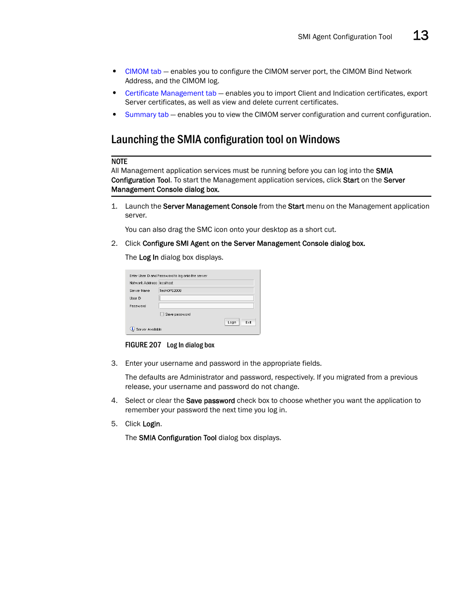 Launching the smia configuration tool on windows | Brocade Network Advisor IP User Manual v12.3.0 User Manual | Page 563 / 1928