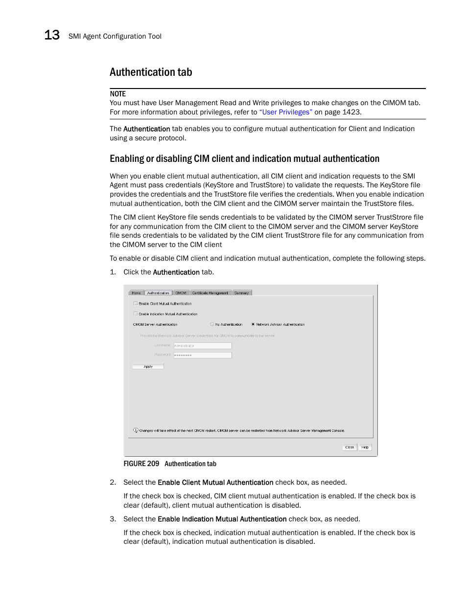 Authentication tab | Brocade Network Advisor IP User Manual v12.3.0 User Manual | Page 570 / 1928