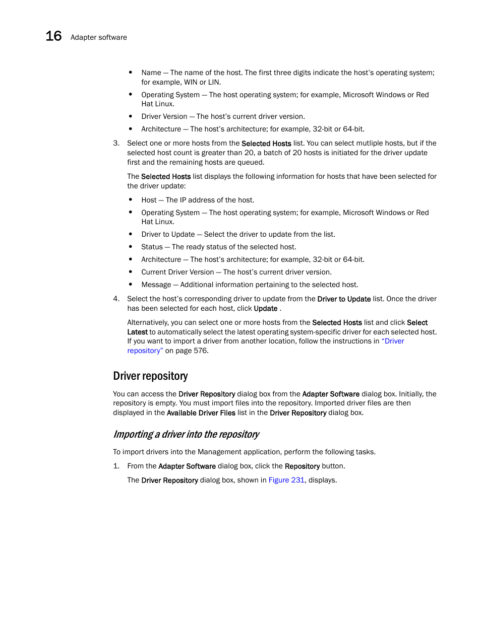 Driver repository, Importing a driver into the repository | Brocade Network Advisor IP User Manual v12.3.0 User Manual | Page 628 / 1928