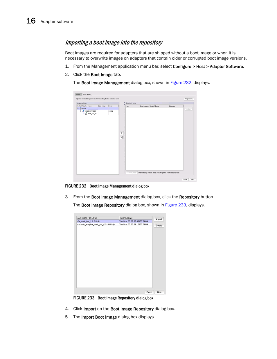 Importing a boot image into the repository | Brocade Network Advisor IP User Manual v12.3.0 User Manual | Page 630 / 1928