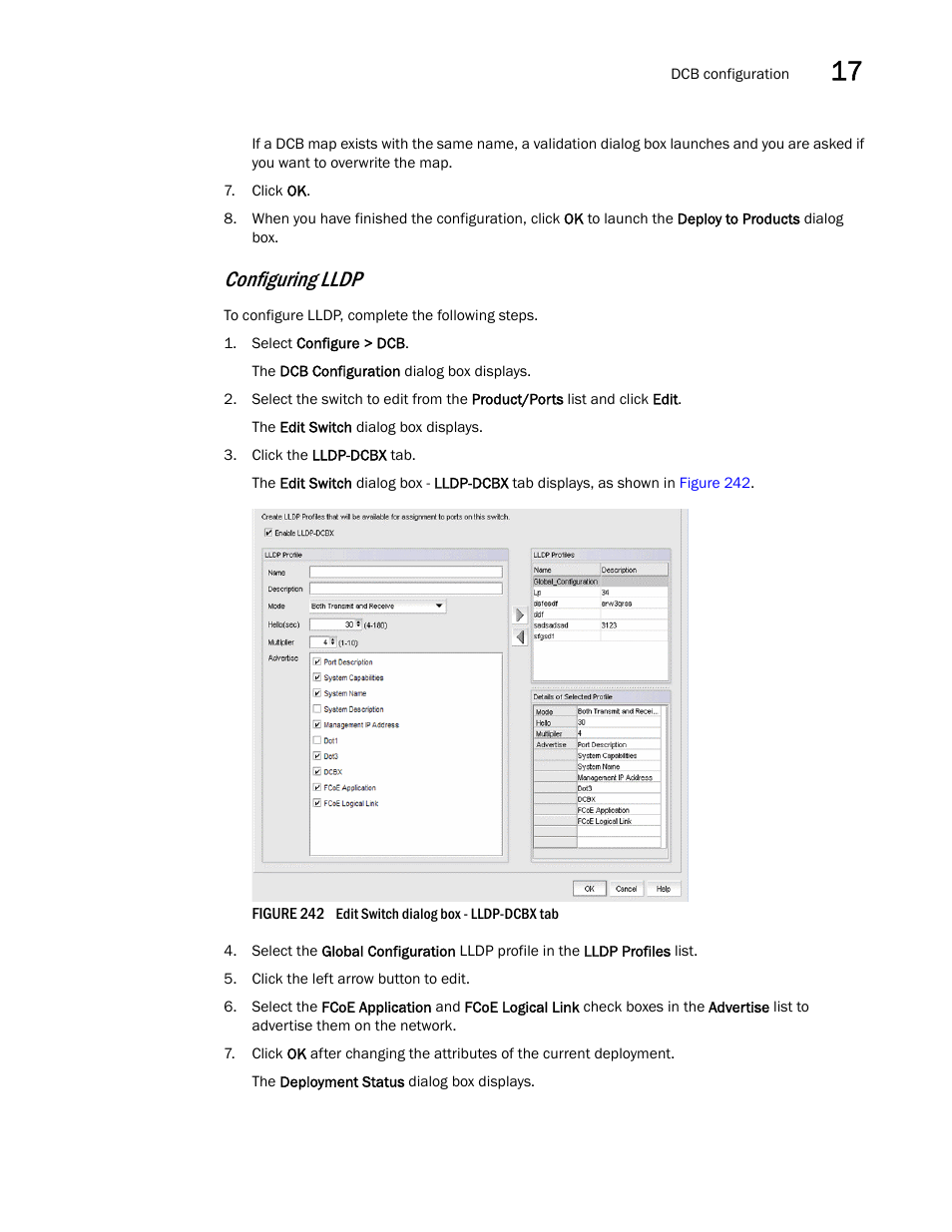 Configuring lldp | Brocade Network Advisor IP User Manual v12.3.0 User Manual | Page 659 / 1928