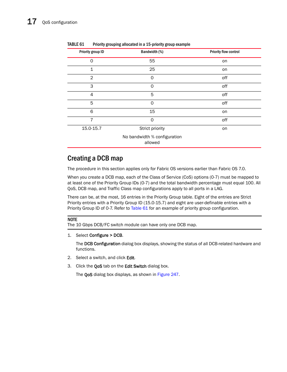 Creating a dcb map | Brocade Network Advisor IP User Manual v12.3.0 User Manual | Page 670 / 1928