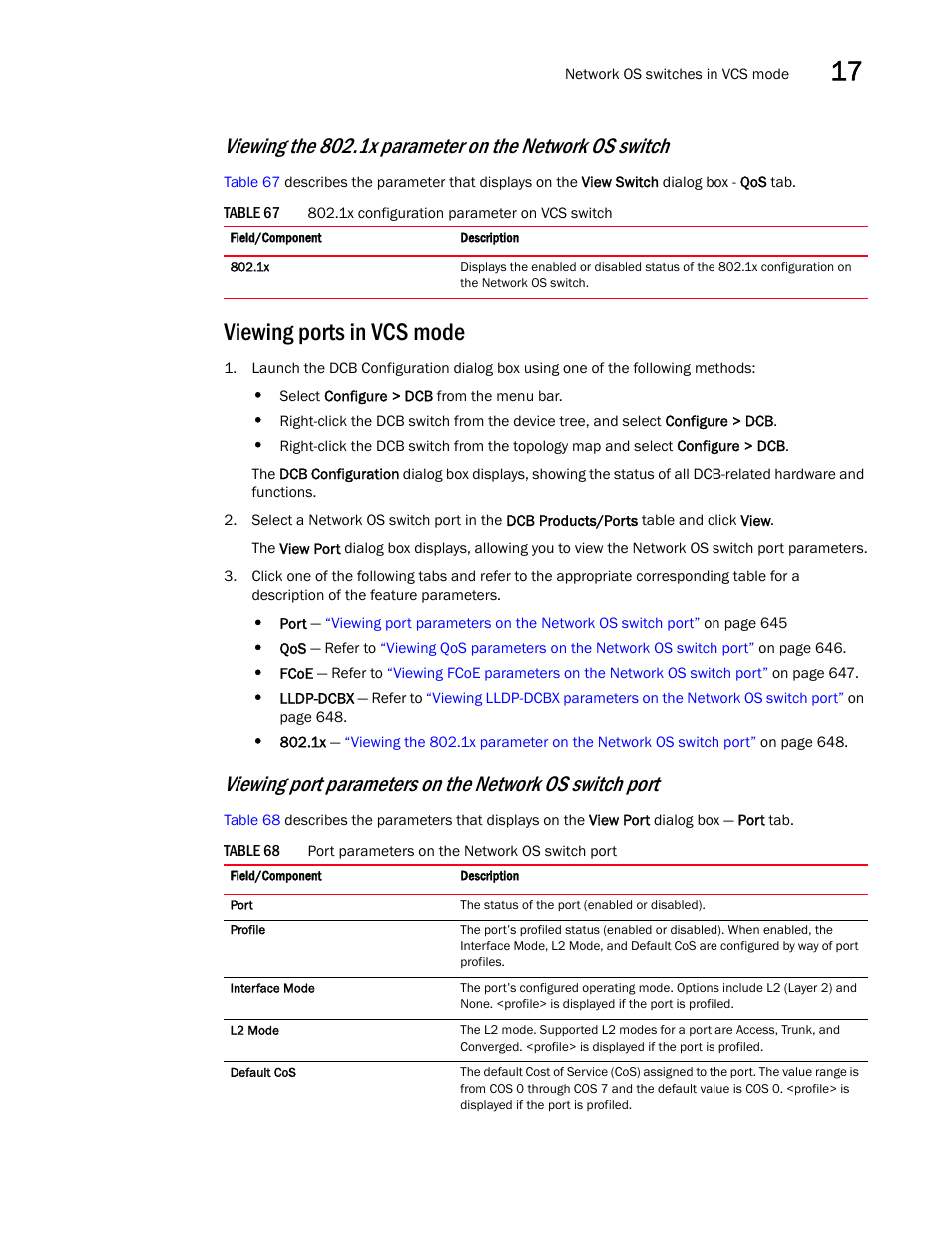 Viewing ports in vcs mode | Brocade Network Advisor IP User Manual v12.3.0 User Manual | Page 697 / 1928